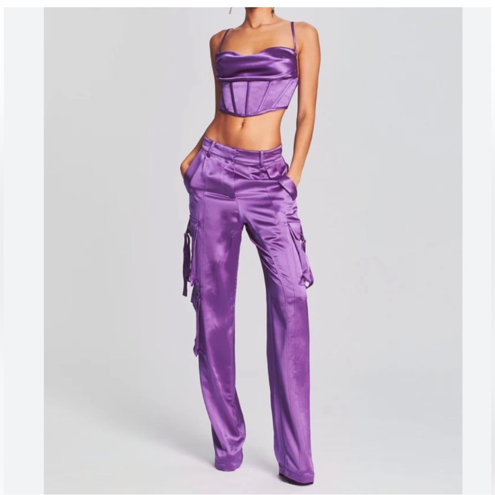 Purple Women's Cargo Pants